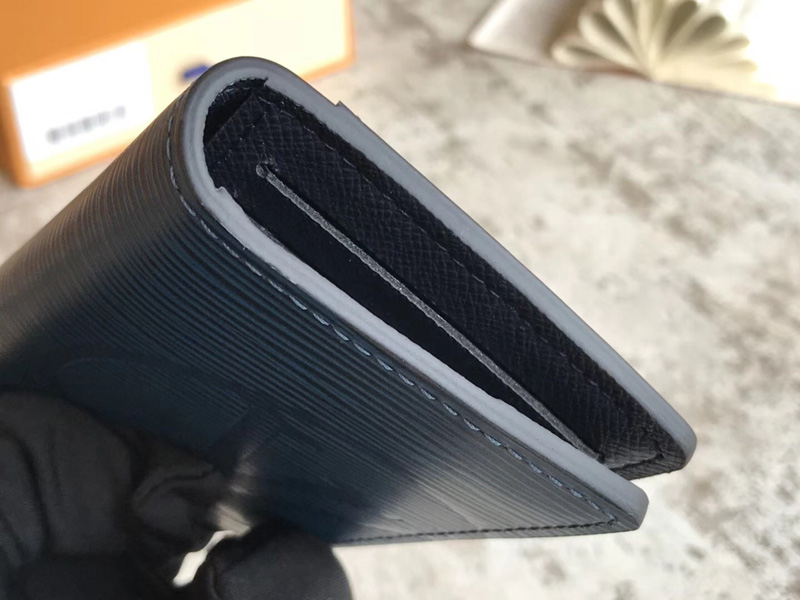 M63517 LV 口袋錢夾 LV Epi Initials錢夾 LV卡包 LV卡片夾 藍色