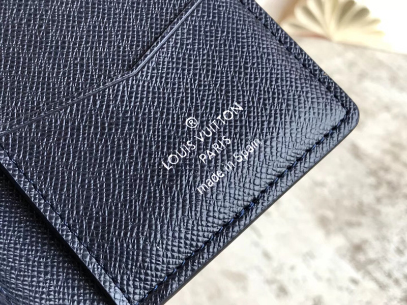 M63517 LV 口袋錢夾 LV Epi Initials錢夾 LV卡包 LV卡片夾 藍色