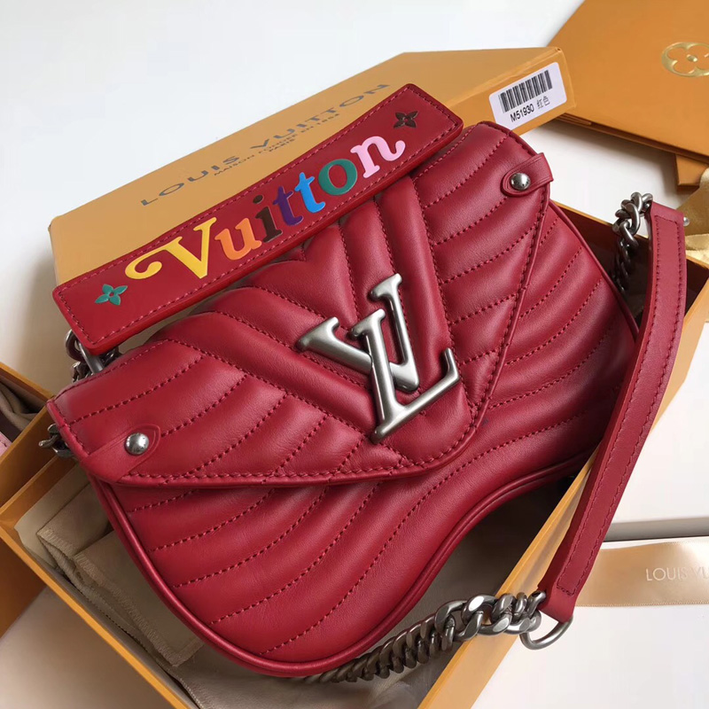 M51930 LV New Wave 小號手袋 LV女包 LV2018官網(wǎng)限定款女包 紅色