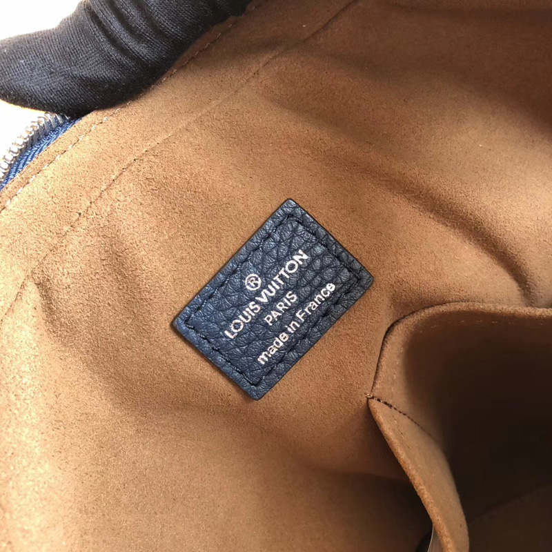 M53490 LV Armand 小號公文包 LV Taurillon皮革公文包 LV男包 LV手提包 海藍