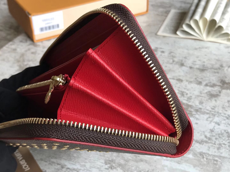 N60122 LV Zippy 拉鏈錢夾 LV Damier Ebene帆布柳丁錢包 LV女士拉鏈錢夾