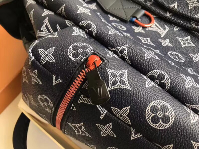 M43693 LV Discovery 雙肩包 LV Monogram Ink帆布背包 LV雙肩包