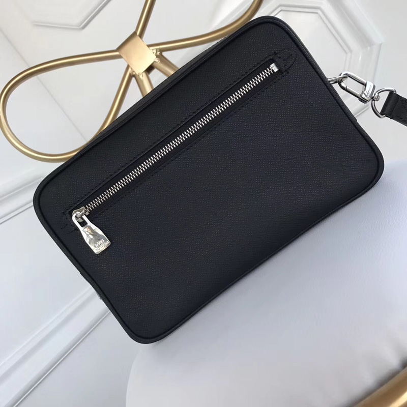 M33424 LV Kasai 手包 LV手拿包 LV男包 LV Taiga皮革手包 LV手包