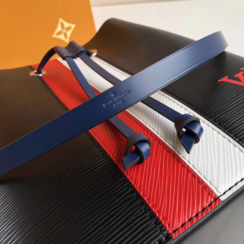 M52161 LV NeoNoe 手袋 LV女包 LV水桶包 Epi皮革雙色條紋水桶包 黑色