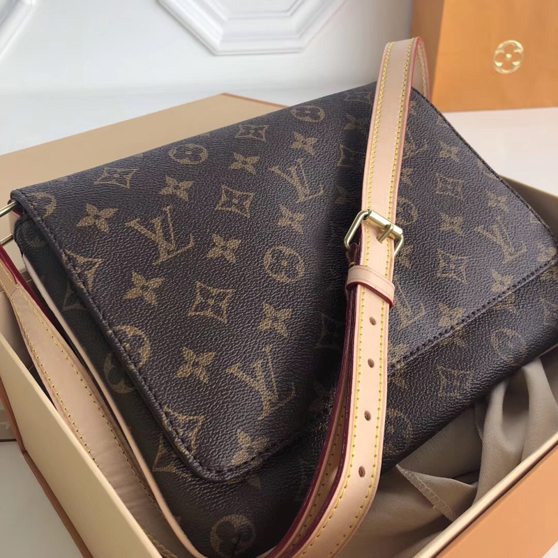 M51257 LV Monogram Musette Tango單肩包 LV郵差包 LV單肩斜挎包 LV單肩包