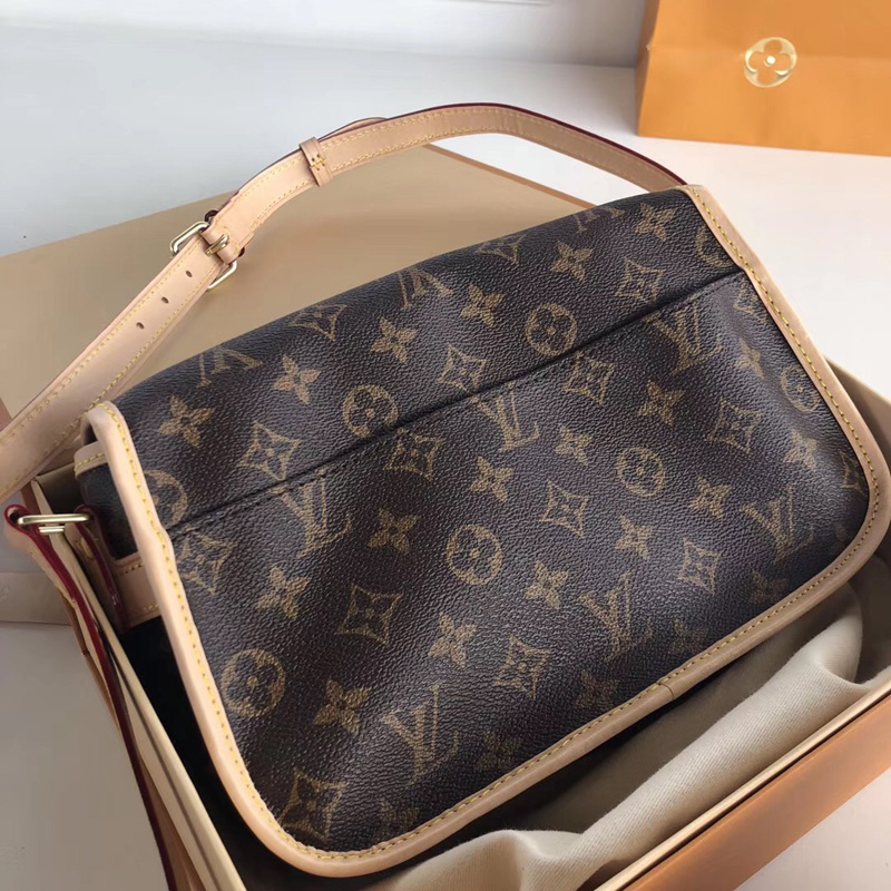 M42250 LV Monogram Sologne經典老花搭扣翻蓋斜挎 LV馬鞍包 LV斜挎包