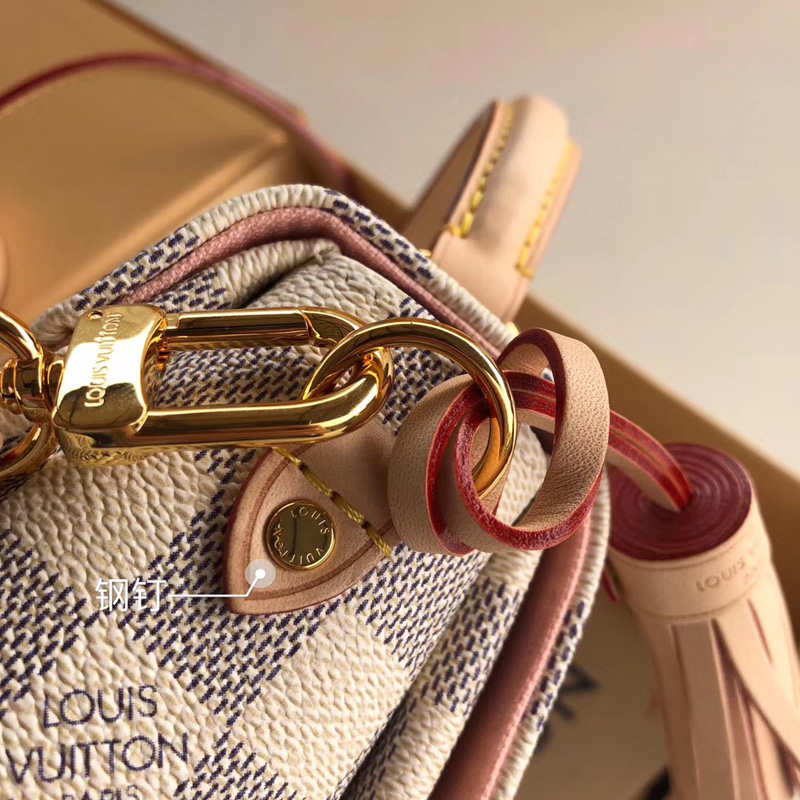 N41581 LV CROISETTE DAMIER白格手袋 LV郵差包 LV女士手提單肩包