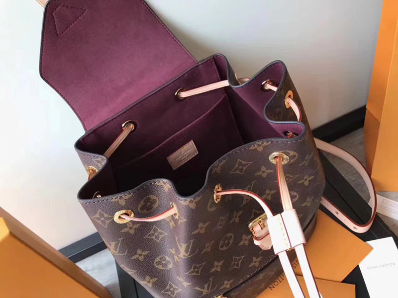 M43431 LV Montsouris 雙肩包 LV雙肩包 LV2017新款老花雙肩包