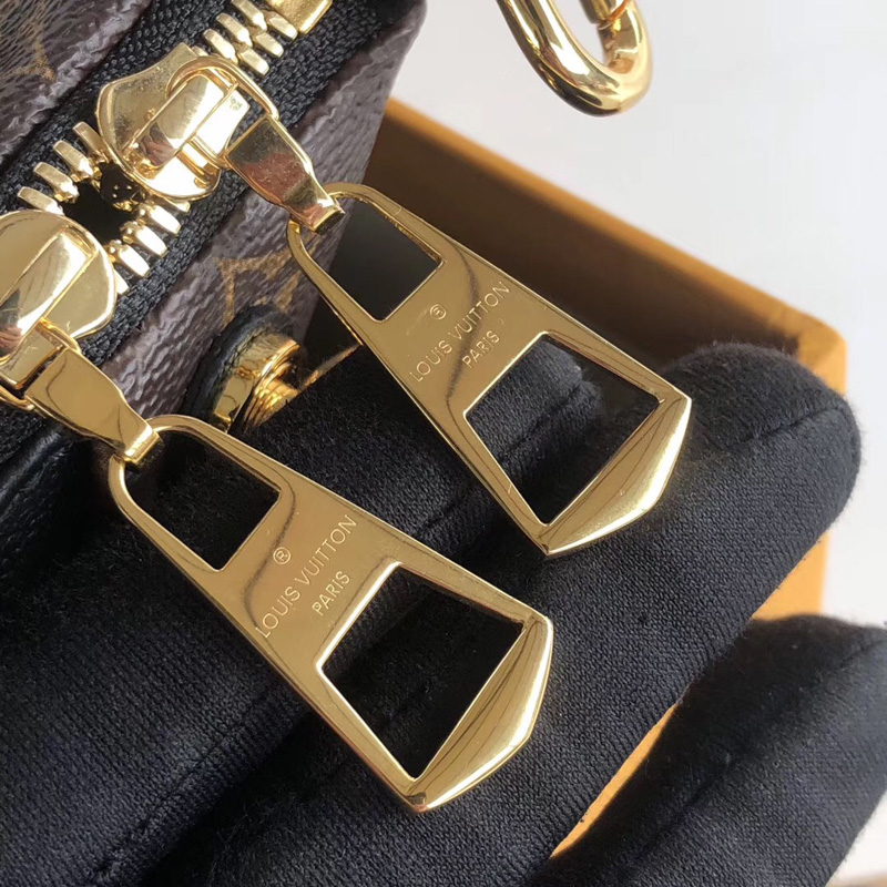 M43976 LV V Tote BB 手袋 LV Monogram帆布老花女包 LV女包 黑色