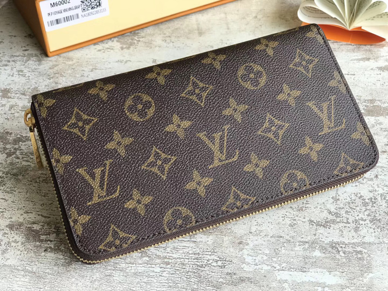 M60002 LV ZIPPY ORGANIZER 拉鏈錢夾 LV長款拉鏈全開錢夾 LV老花手包