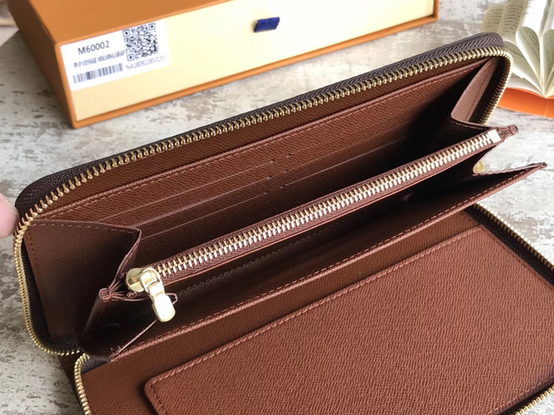 M60002 LV ZIPPY ORGANIZER 拉鏈錢夾 LV長款拉鏈全開錢夾 LV老花手包
