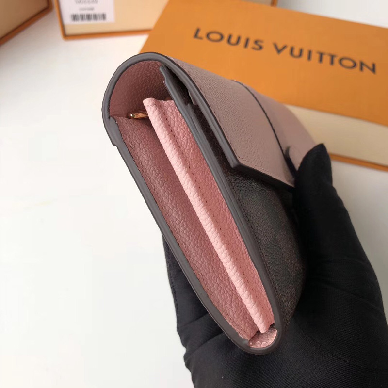 N64447 LV CLAPTON錢夾 LV女士錢包 LV搭扣長款錢夾 LV長款錢包