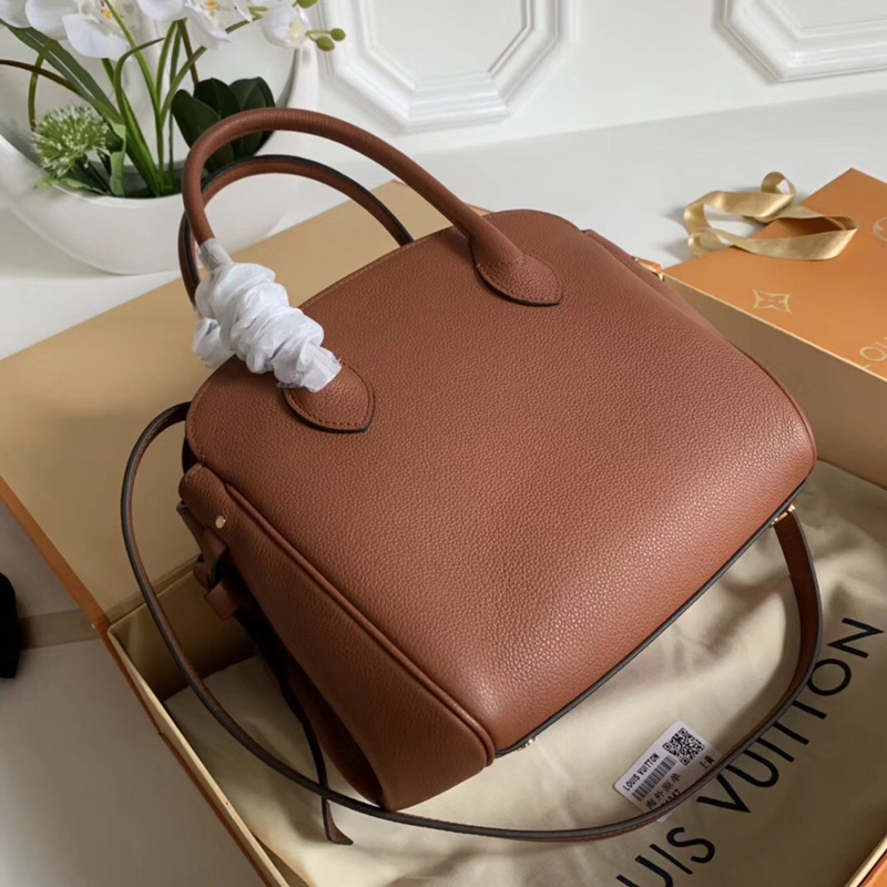 M51684 LV MILLA 小號手袋 Veau Nuage小牛皮女包 LV單肩手提包 棕色