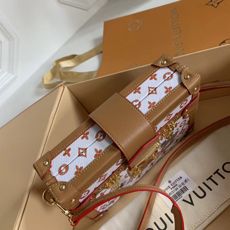 M44461 LV PETITE MALLE 手袋 (北京SKP限定款) LV2019貓犬圖案新款女包 LV盒子包