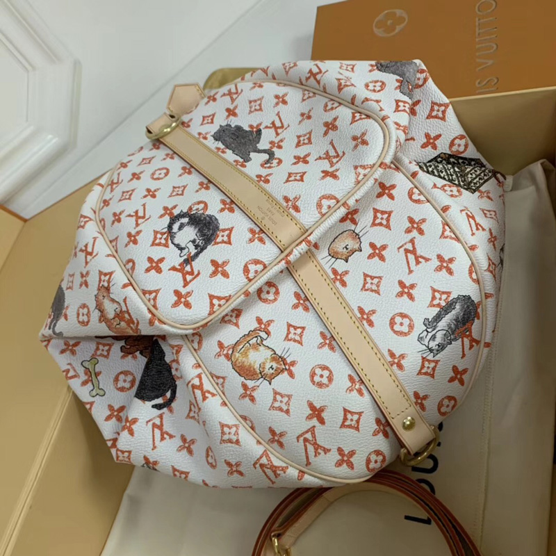 M44400 LV SPEEDY 30 手袋(配肩帶) (北京SKP限定款) Catogram 圖案女包 LV枕頭包