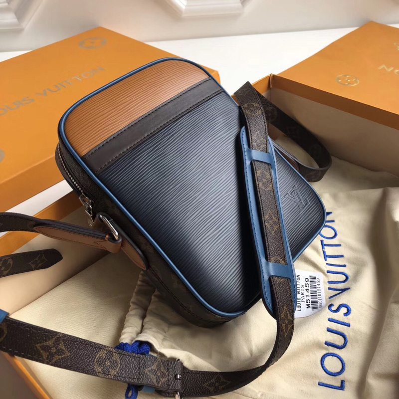 M51459 LV Danube Slim 手袋 LV男包 Epi皮革搭配 Monogram帆布 LV相機包