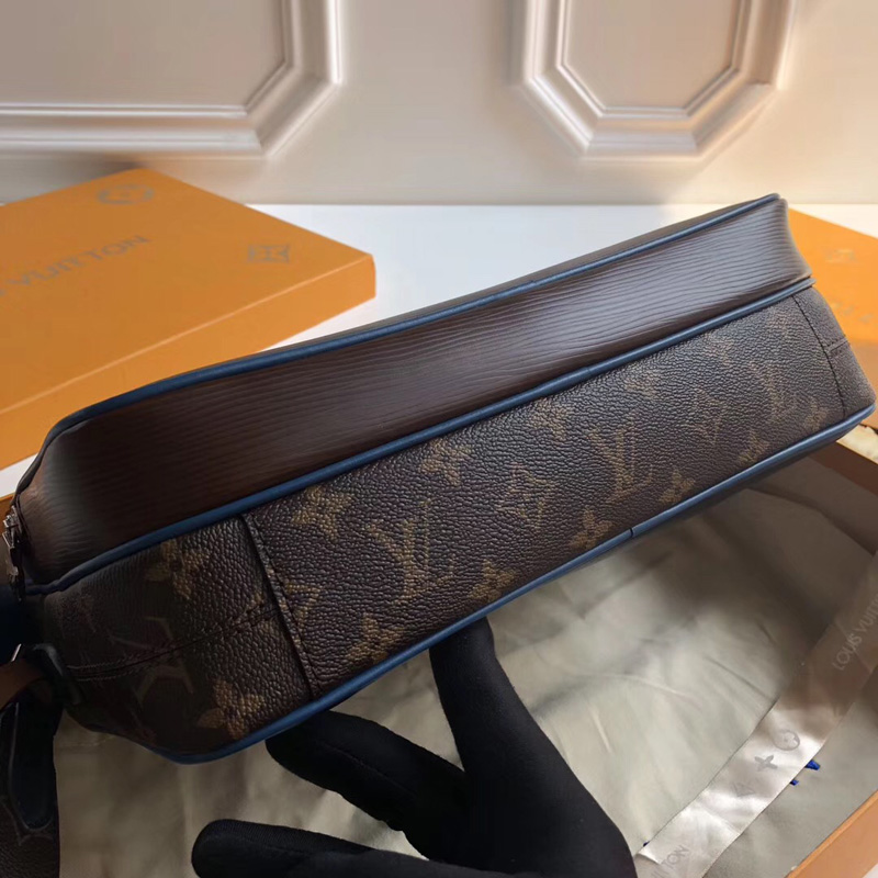 M51465 LV Nil Slim 手袋 LV男包 Epi皮革與Monogram帆布 LV郵差包