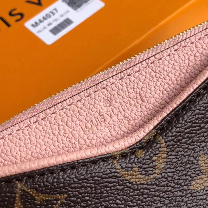 M44037 LV Pallas Cluth 手袋 LV Monogram帆布女包 LV鏈條包 LV單肩斜挎包 粉色