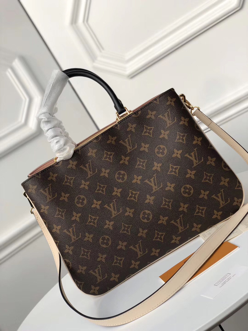 M44255 LV Millefeuille 手袋 LV Monogram帆布女包 LV鎖頭包 單肩斜挎包