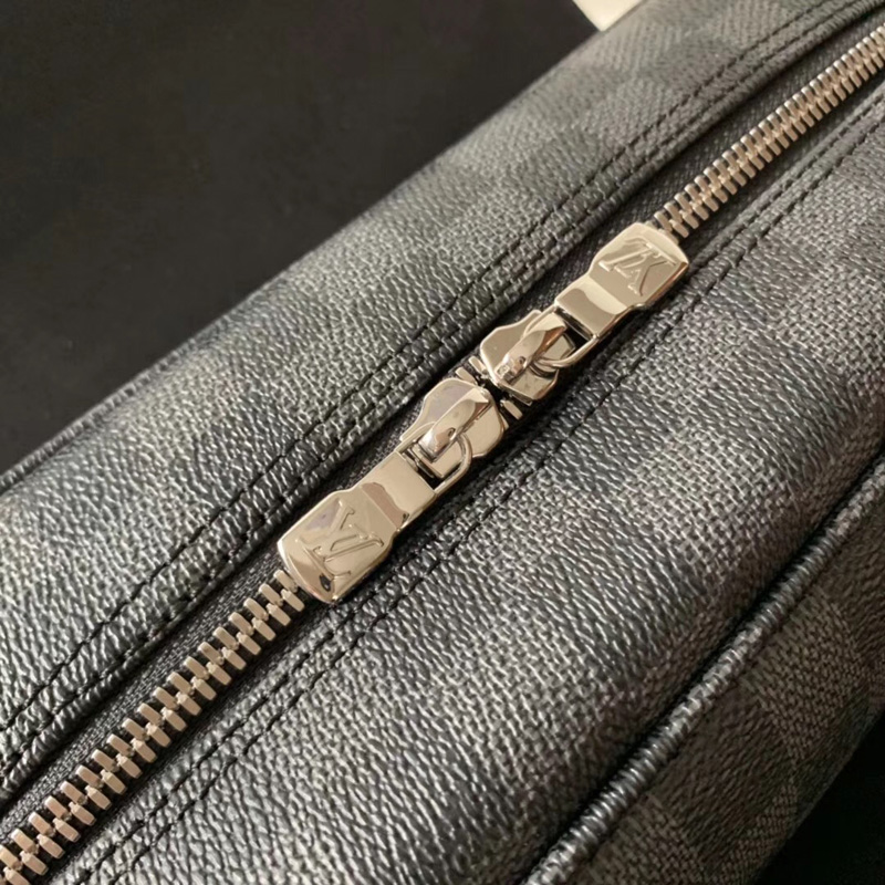 N45255 LV Naviglio郵差包 Damier Graphite帆布 LV男包 LV男士斜挎單肩包