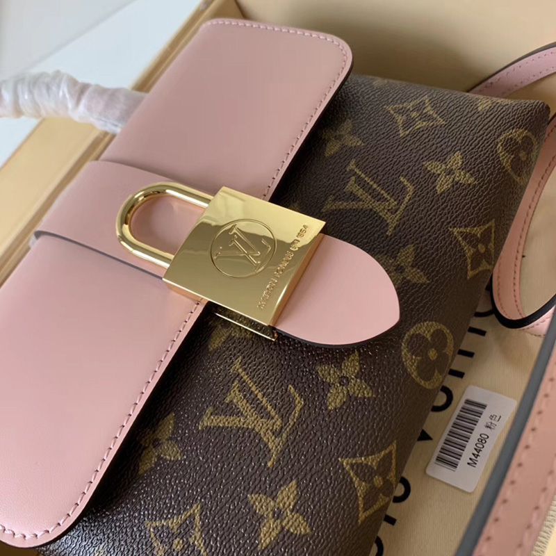 M44080 LV Locky BB 手袋 LV女包 LV掛鎖包 LV手提包 LV單肩包 粉色