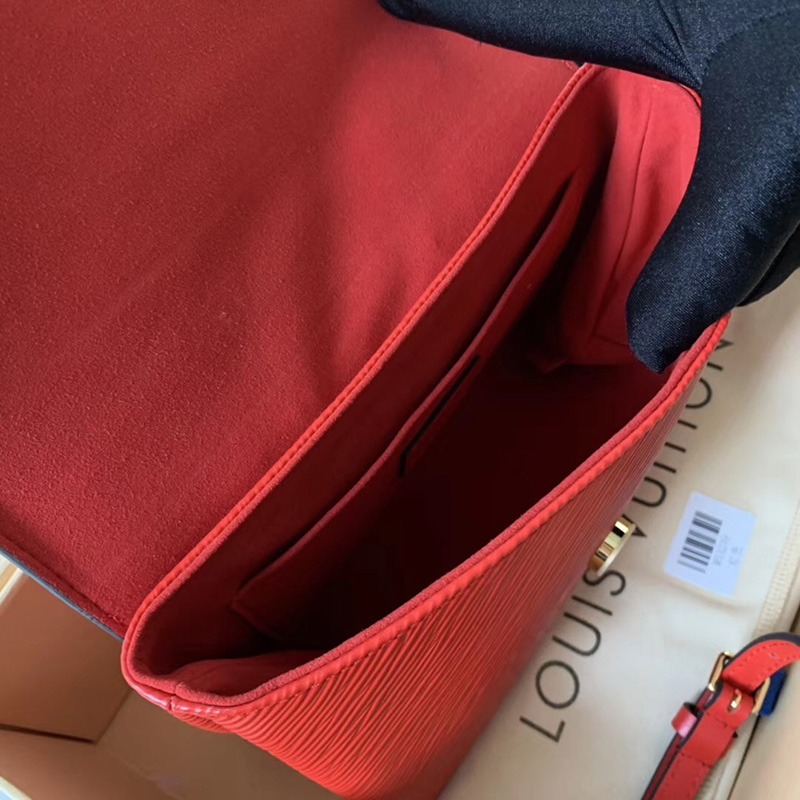 M53239 LV Locky BB 手袋 Epi皮革掛鎖包 LV女包 LV手提包 LV單肩包 紅色