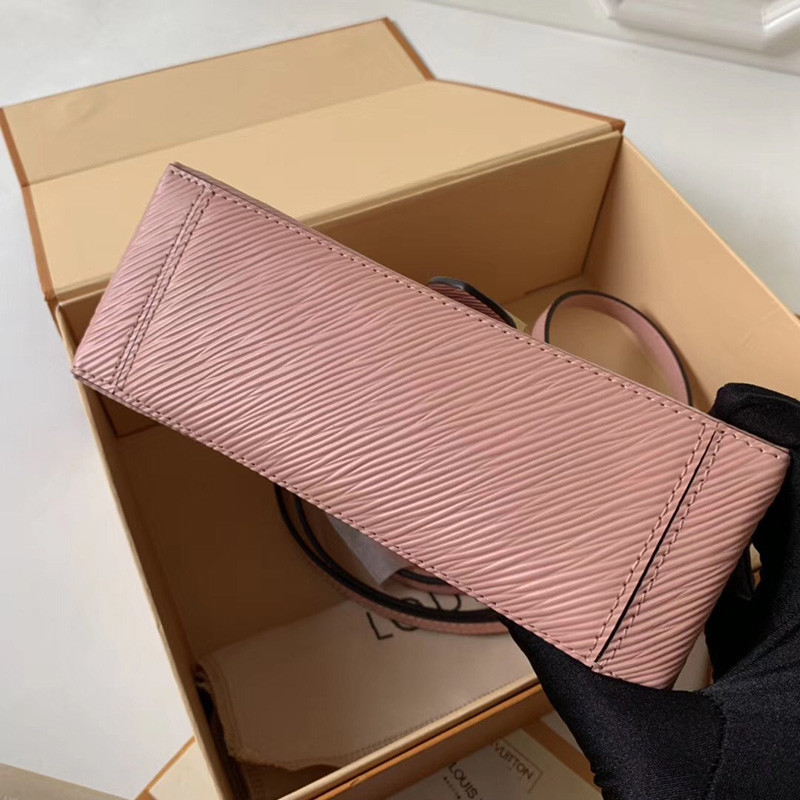 M52879 LV Locky BB 手袋 Epi皮革掛鎖包 LV女包 LV手提包 LV單肩包 粉色