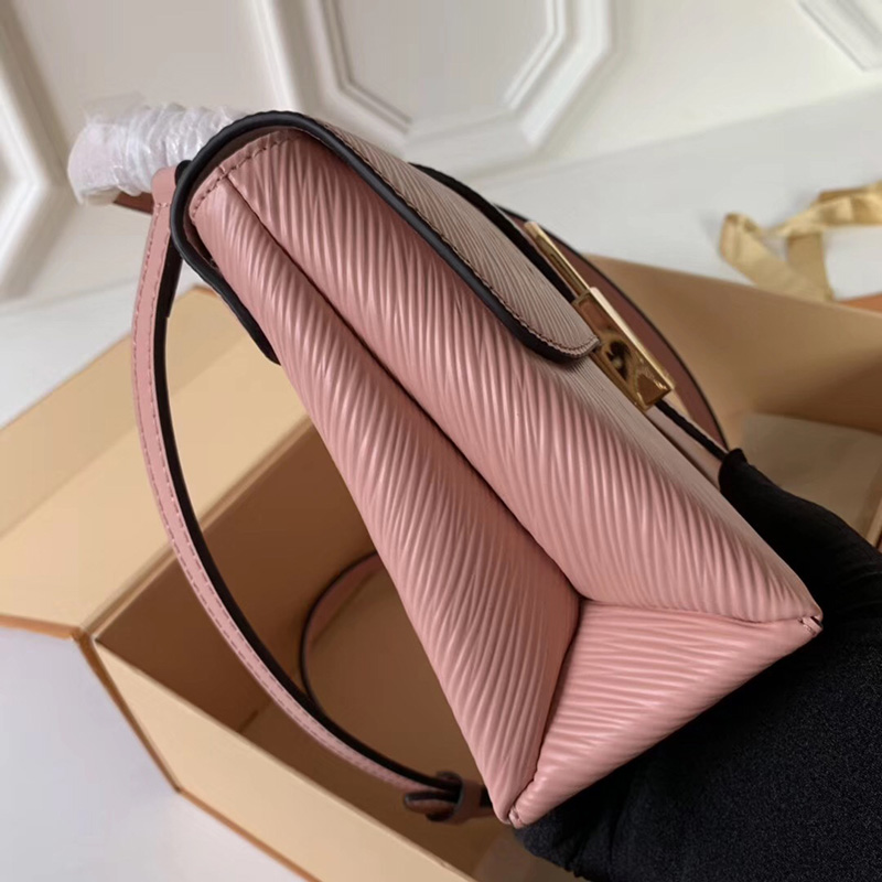 M52879 LV Locky BB 手袋 Epi皮革掛鎖包 LV女包 LV手提包 LV單肩包 粉色