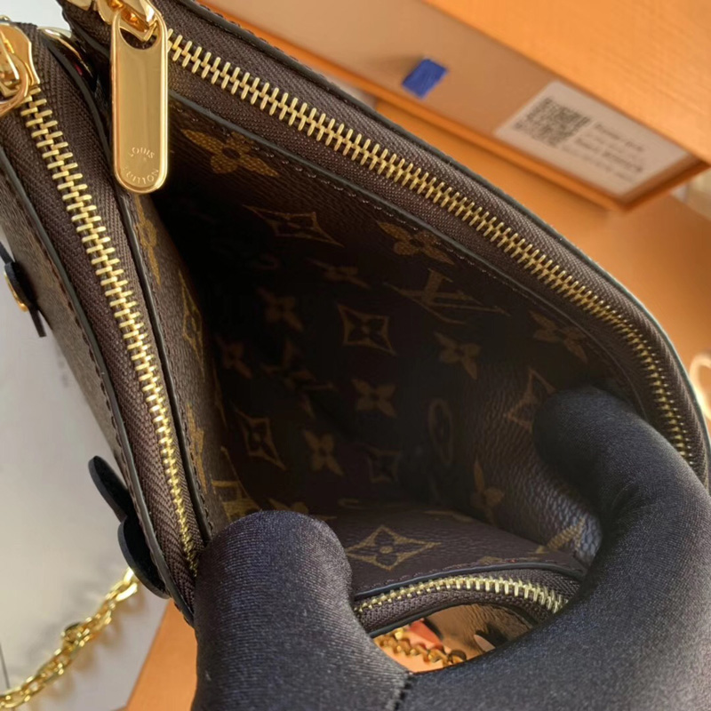 M63905 LV POCHETTE DOUBLE ZIP 鏈條錢夾 LV Blooming Flowers 系列 雙拉鏈袋女包