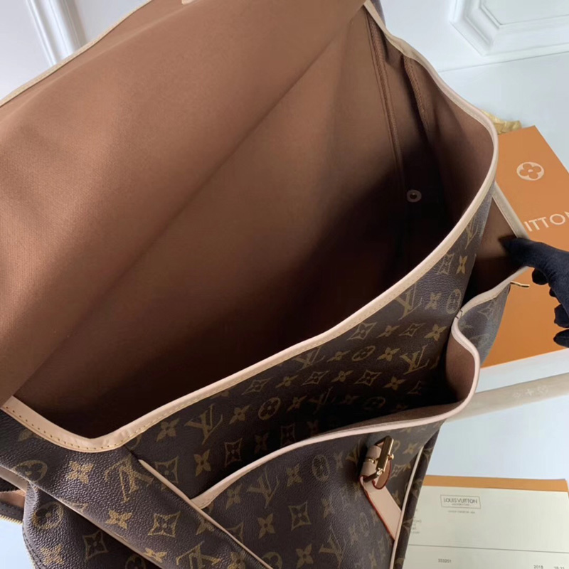 M41140 LV狩獵袋 Monogram帆布男包 LV男包 LV手提斜挎包