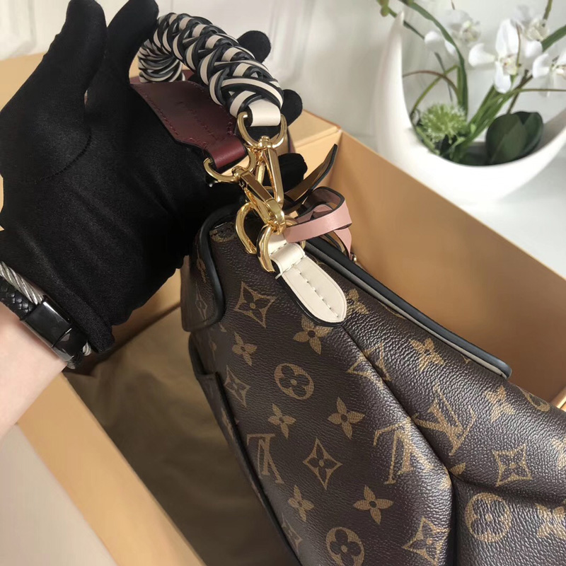 M43953 LV Beaubourg 中號手袋 LV彩帶編織手提包 LV女包