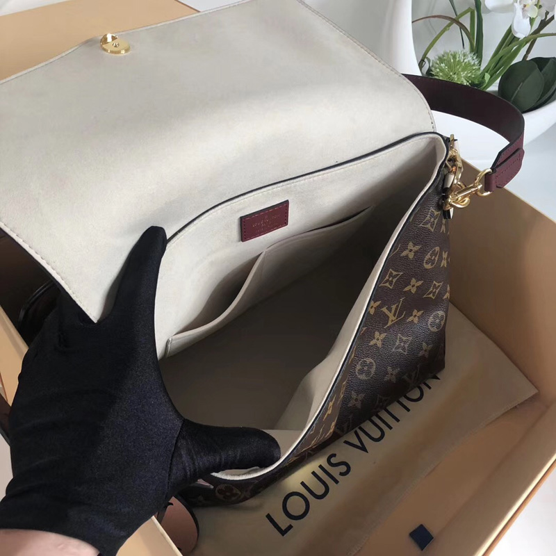 M43953 LV Beaubourg 中號手袋 LV彩帶編織手提包 LV女包