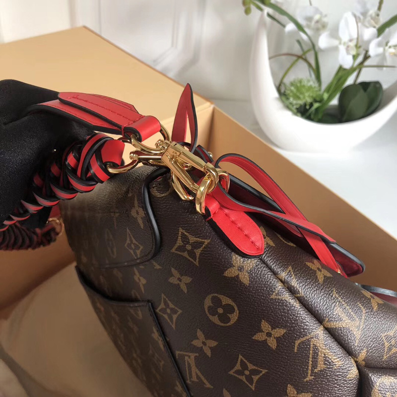 M43953 LV Beaubourg 中號手袋 LV彩帶編織手提包 LV女包