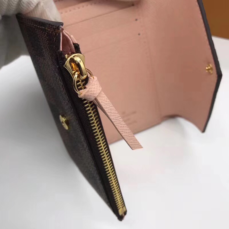 N61700 LV Victorine 錢夾 LV豆豆錢夾 LV豆豆三折錢夾 粉色