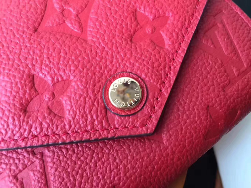 M62554 LV VICTORINE 錢夾 Monogram Empreinte皮革錢夾 LV短夾 LV零錢袋 紅色