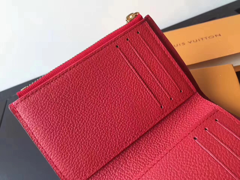 M62554 LV VICTORINE 錢夾 Monogram Empreinte皮革錢夾 LV短夾 LV零錢袋 紅色