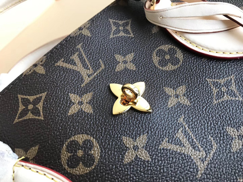 M44360 LV Flower 中號(hào)拉鏈 Tote 手袋 LV女包 單肩手提包