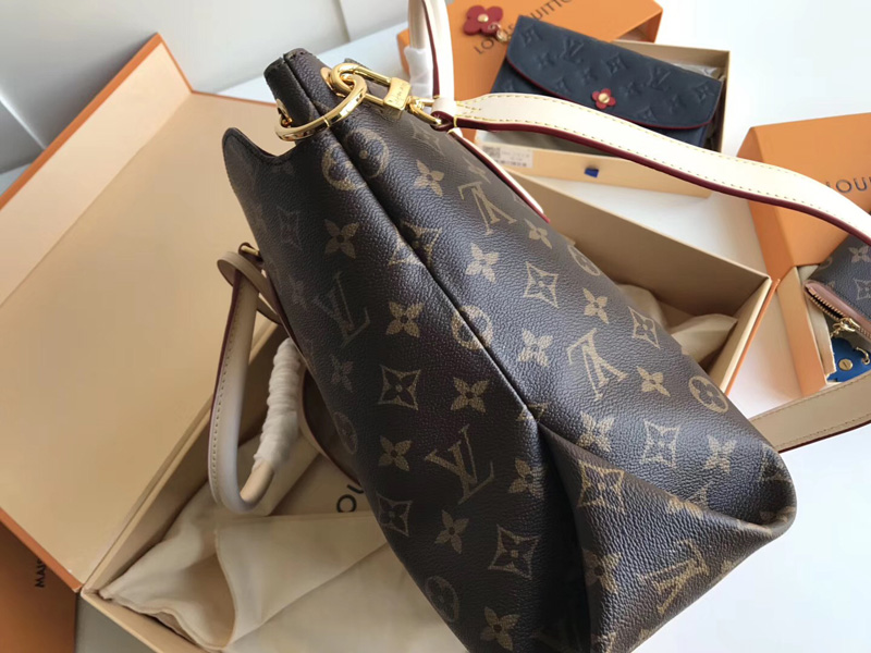 M44360 LV Flower 中號(hào)拉鏈 Tote 手袋 LV女包 單肩手提包