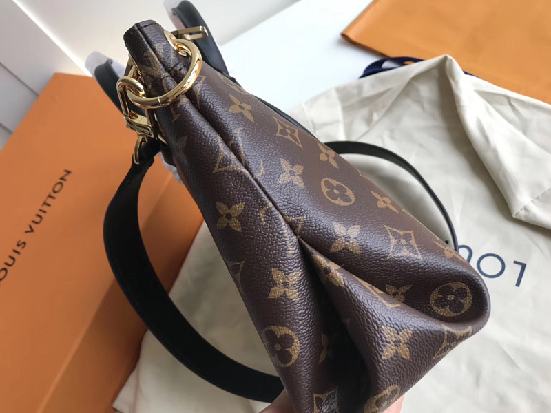 M44351 LV Flower BB 拉鏈 Tote 手袋 LV女包 單肩手提包 黑色