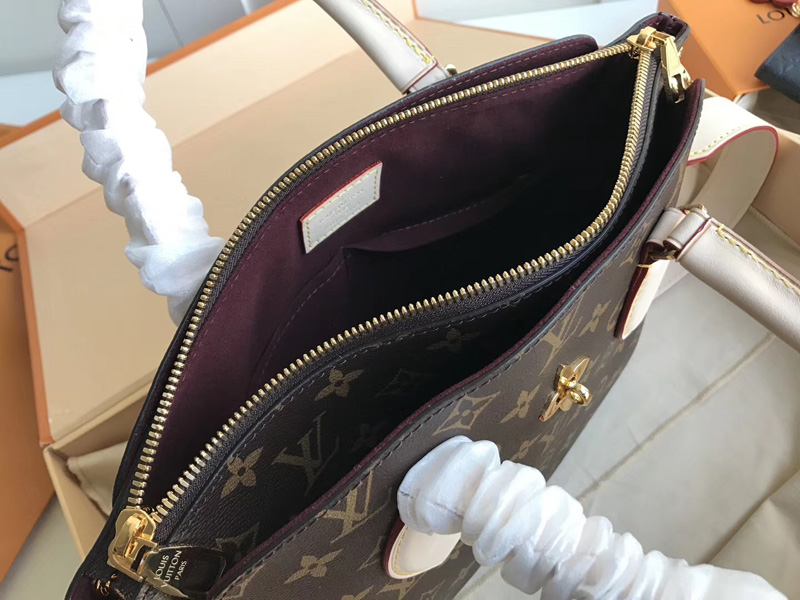 M44359 LV Flower BB 拉鏈 Tote 手袋 LV女包 單肩手提包