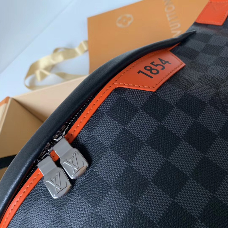 N44445 LV Discovery腰包藍格 Damier Cobalt帆布料 LV腰包 LV男士腰包