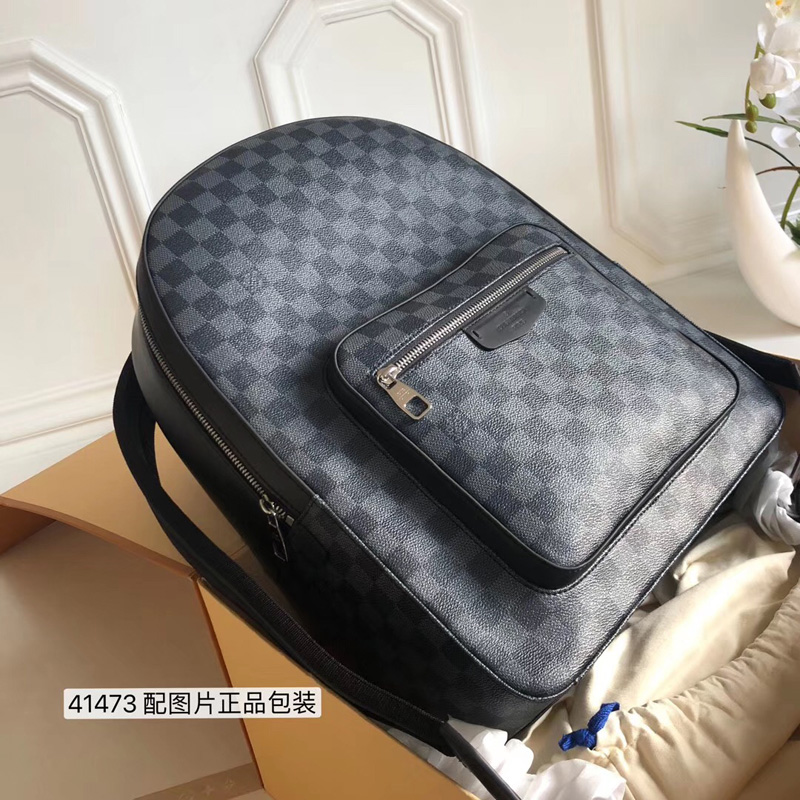 N41473 LV Josh 雙肩包 Damier格紋帆布背包 LV雙肩包 LV背包