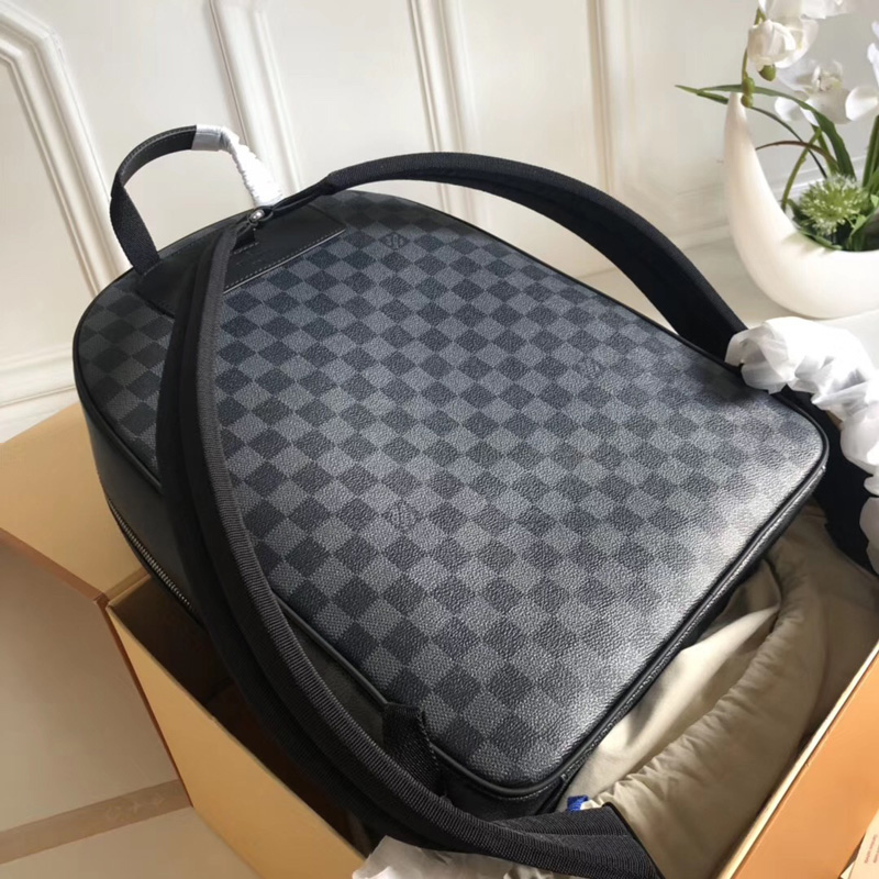 N41473 LV Josh 雙肩包 Damier格紋帆布背包 LV雙肩包 LV背包