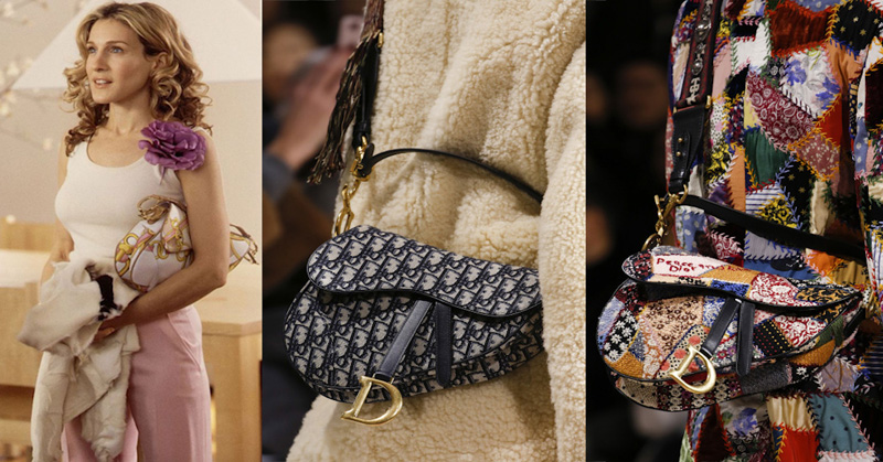 欲望都市Dior馬鞍包