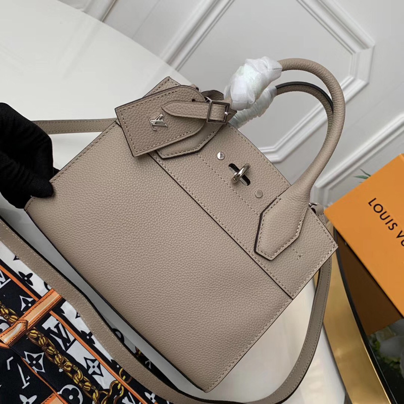 M53017 LV City Steamer 中號手袋 LV女包 LV手提單肩包 咖啡色