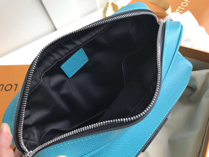 M30241 LV OUTDOOR 郵差包 Monogram 帆布單肩斜跨男包 LV郵差包 綠色