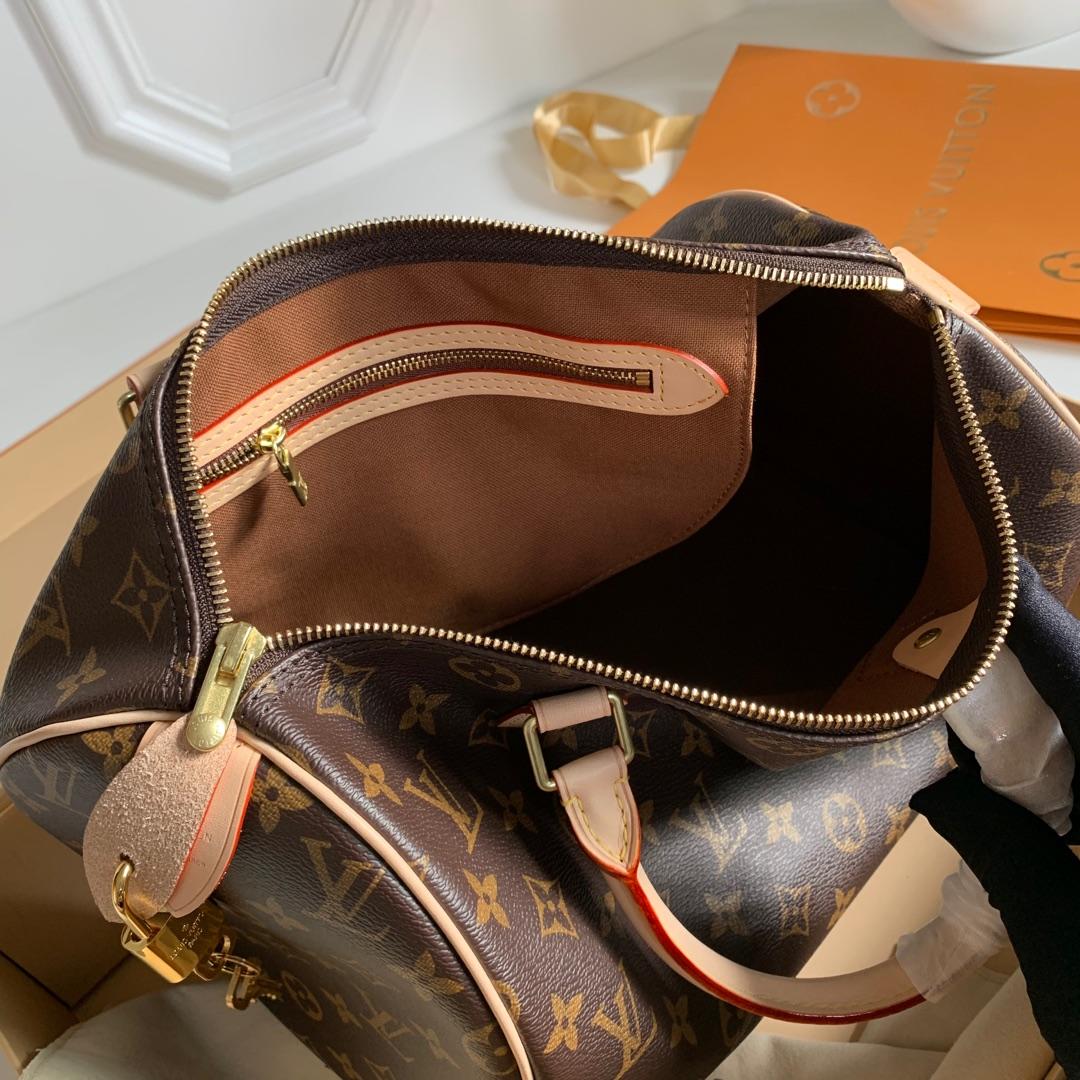 M41108 LV SPEEDY 30 手袋 Monogram 帆布老花女包 LV枕頭包