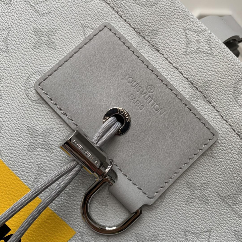 M44616 LV CHALK 雙肩包 Monogram老花1854印花圖案 LV背包 白花