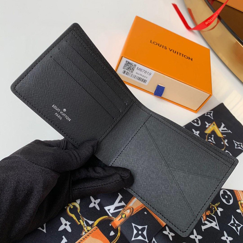 M67821 LV MULTIPLE 錢夾 Monogram 帆布錢包 LV短夾 老花