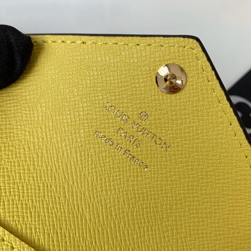 M67670 LV ZOE 錢夾 Monogram 涂層帆布信封錢包 粉色